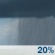 Sunday: A 20 percent chance of showers.  Mostly cloudy, with a high near 64. Breezy, with a southwest wind 15 to 20 mph, with gusts as high as 30 mph. 